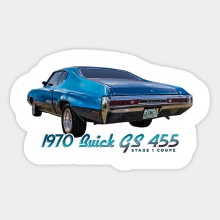 1970 Buick GS 455 Stage 1 Coupe Sticker